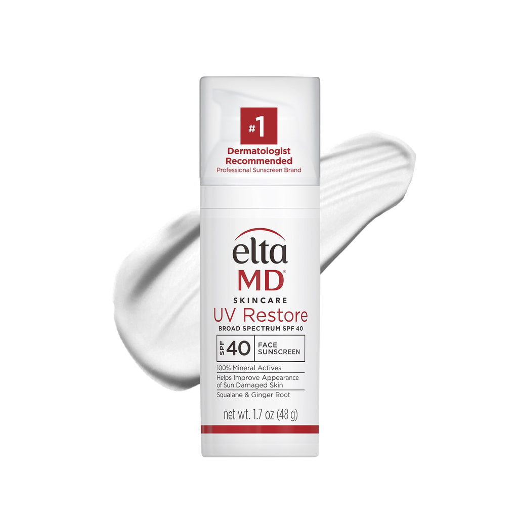 EltaMD UV Restore SPF 40 Mineral Face Sunscreen – Tinted, Moisturizing (1.7 oz)