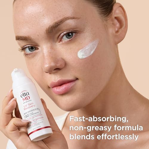 EltaMD UV Skin Recovery SPF 50 – All Mineral Zinc Oxide Sunscreen for Sensitive Skin