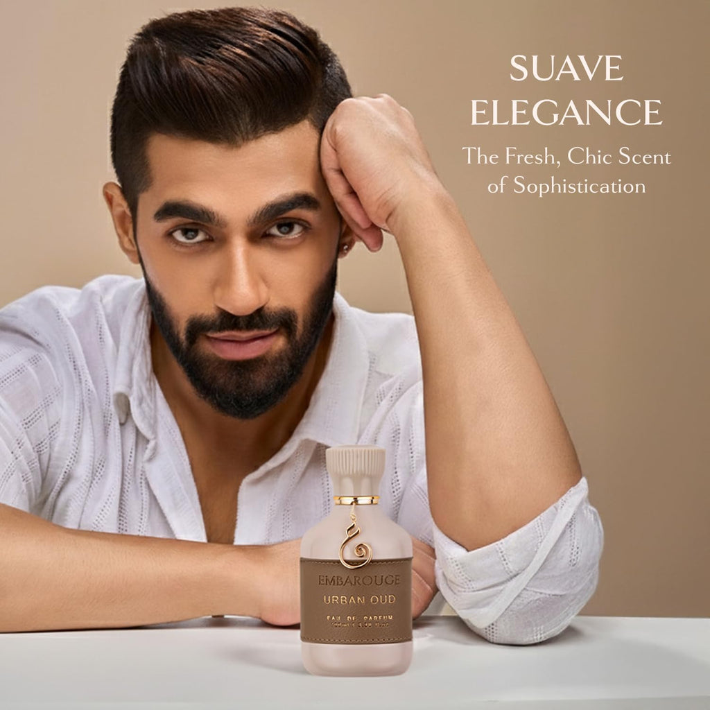Embarouge Urban Oud | Unisex Wood-Top Oriental EDP Perfume 100 ml