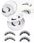 EMEDA Natural Look Magnetic Eyelashes Kit – 2 Pairs, Reusable, No Glue