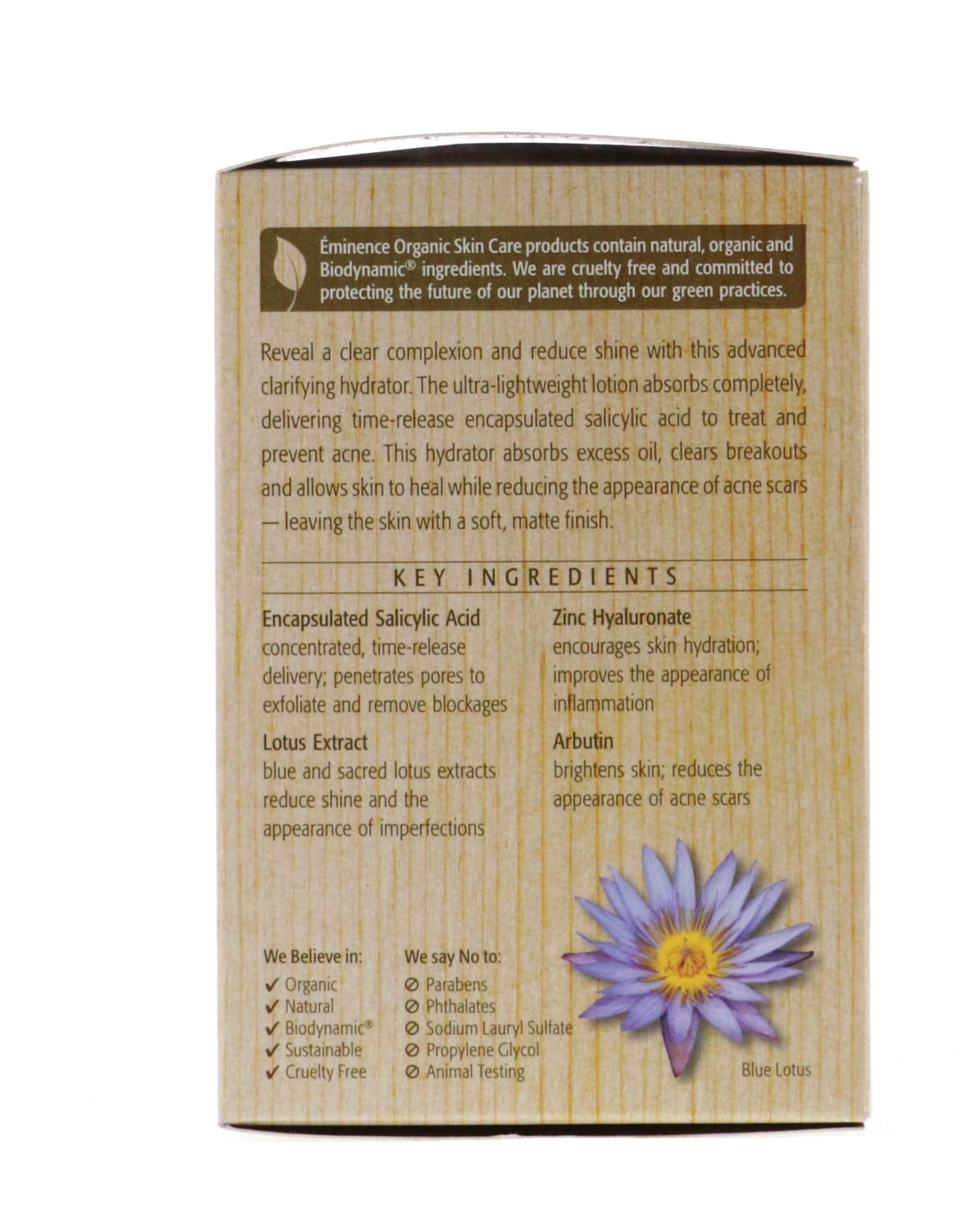 Eminence Organic Acne Advanced Clarifying Hydrator – 1.2 fl oz