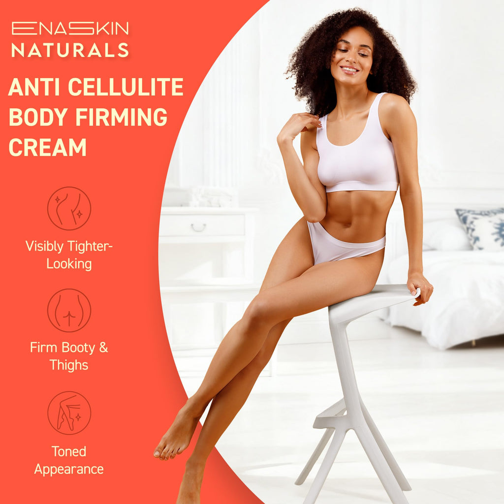 Enaskin Naturals Anti-Cellulite Cream: 3D Thermal Tightening & 72-Hour Moisture