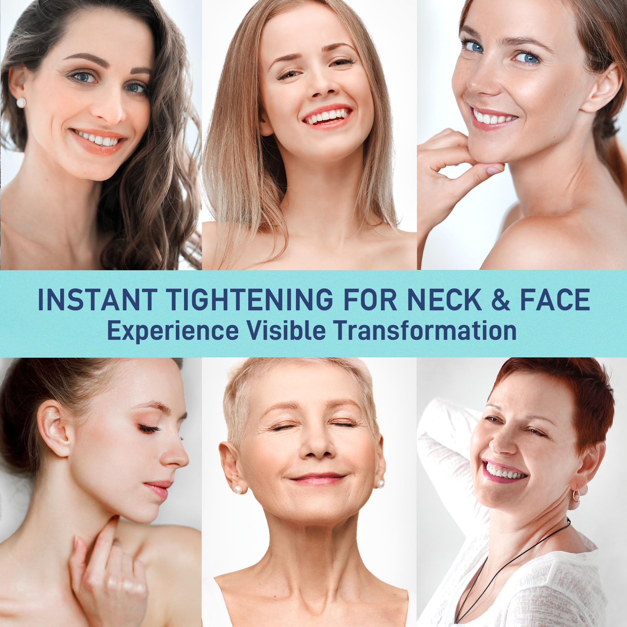 Enaskin Naturals Retinol Neck Firming Cream – Advanced Face Tightening with Hyaluronic Acid, Collagen & Vitamins (2.7 oz)