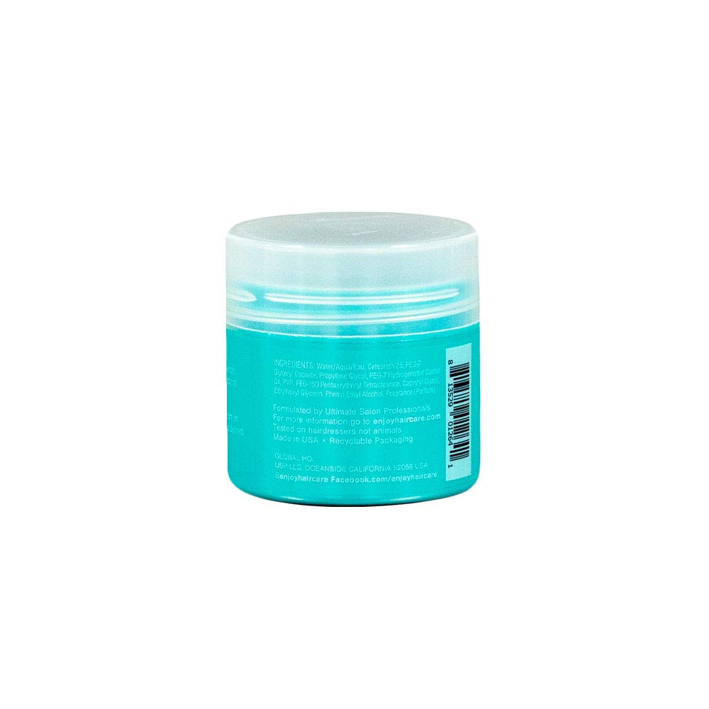 Enjoy Fiber Styling Gel – Firm Flexible Hold, Water-Based, Castor Oil, Color-Safe, 2.1 oz