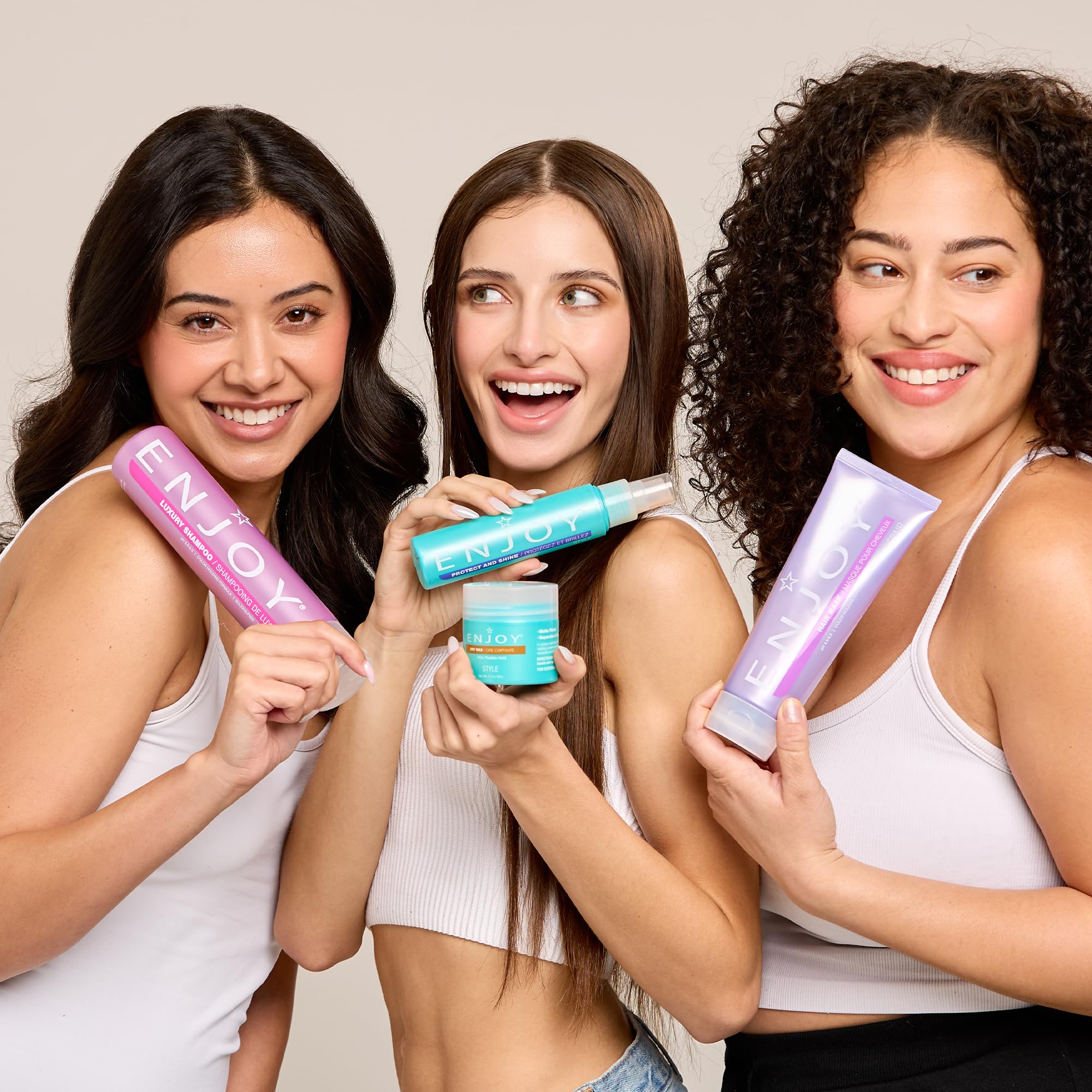 Enjoy Hair Mask – Deep Conditioning for Dry & Unruly Hair | Keratin & Pea Protein | 8 oz