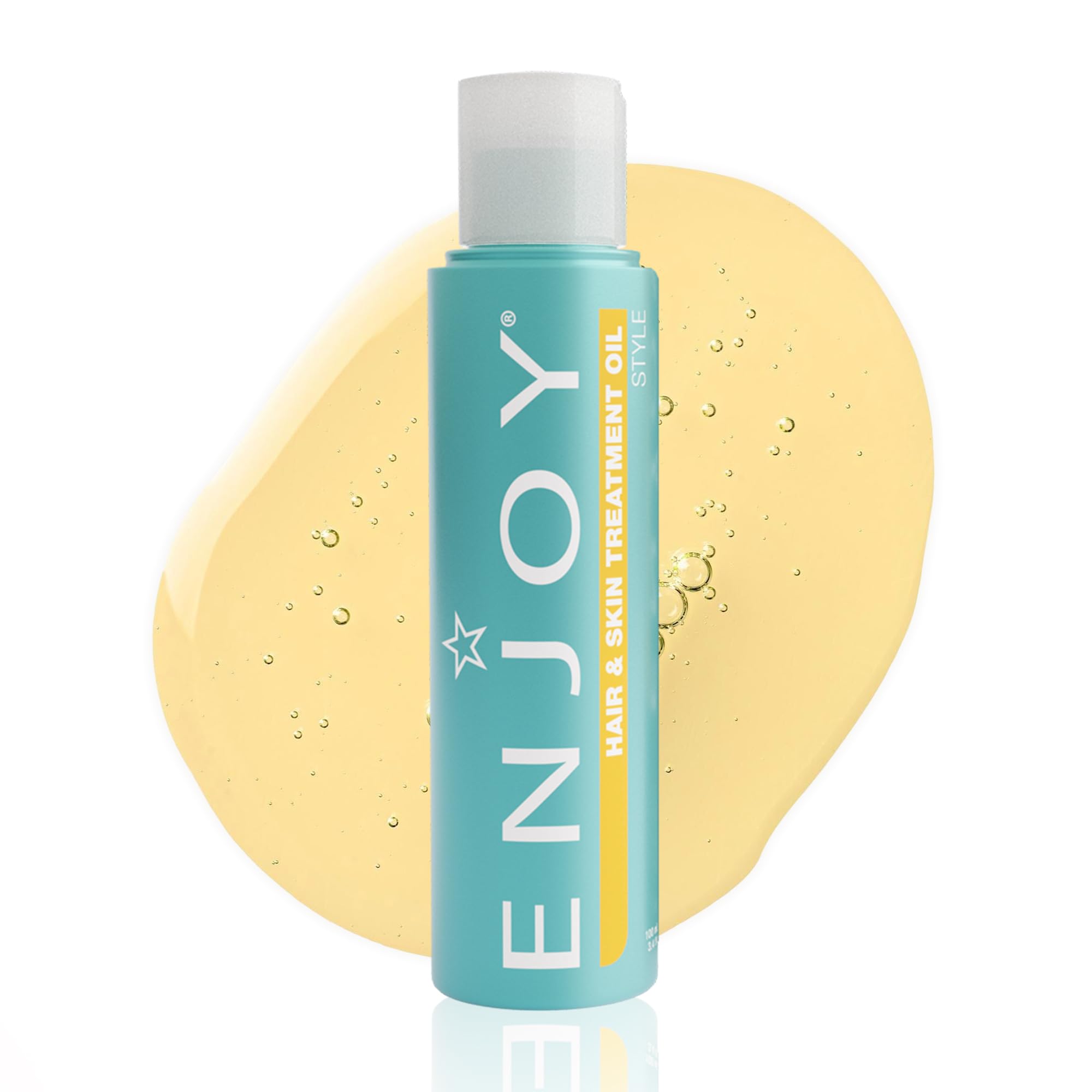 Enjoy Hair & Skin Treatment Oil – Lightweight, Non-Greasy Hydration for Fast Drying & Smooth Finish (3.4 oz)