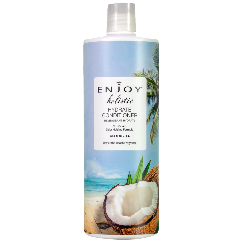 Enjoy Holistic Hydrate Conditioner for Damaged Hair | pH 3.5–4.5 | 33.8 Fl Oz