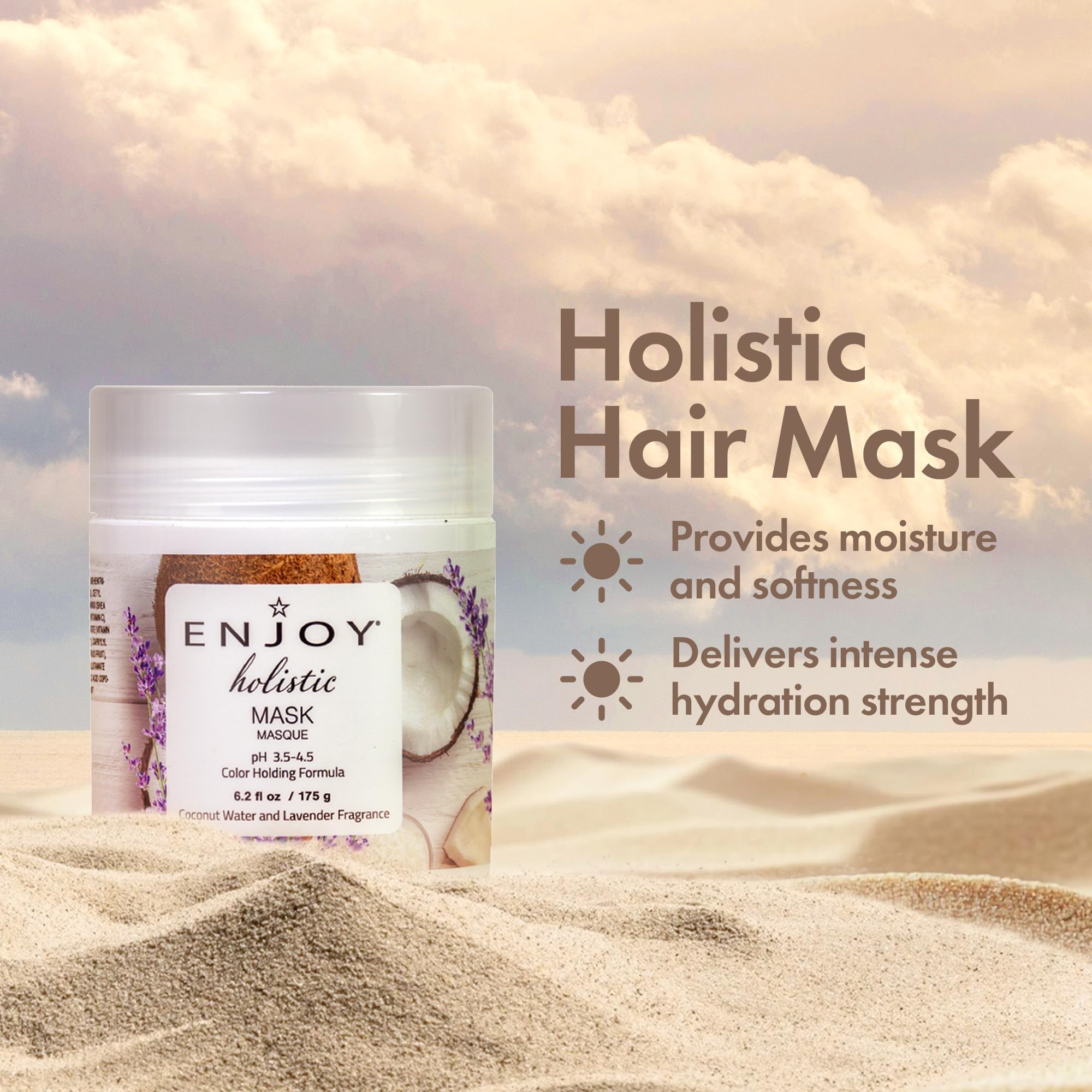 Enjoy Hair Care Conditioner: Holistic Hair Mask for Damaged Hair, 6.2 fl oz