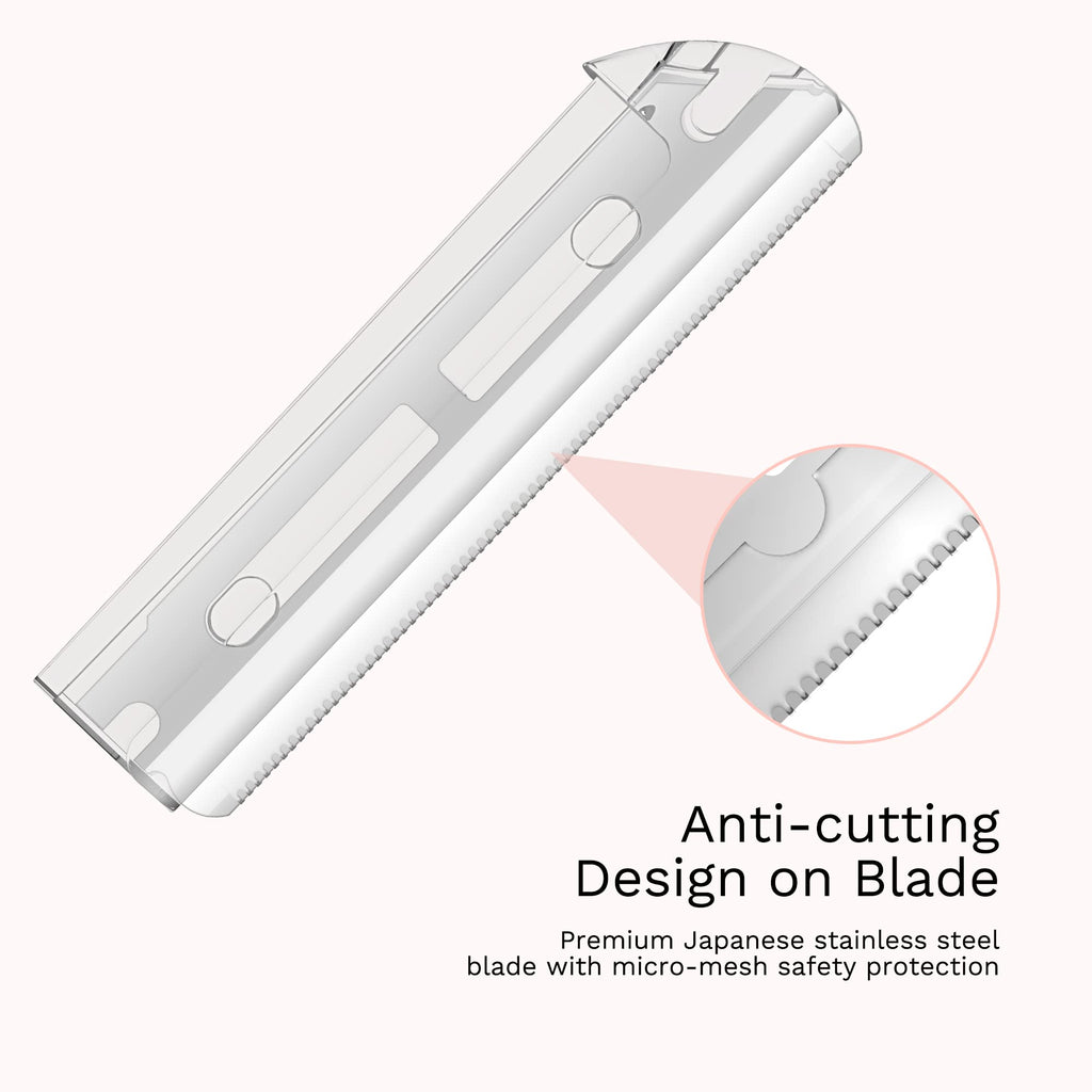 ENNVA Metal Razor Replacement Blades – Pack of 10 | Stainless Steel, Made in Japan