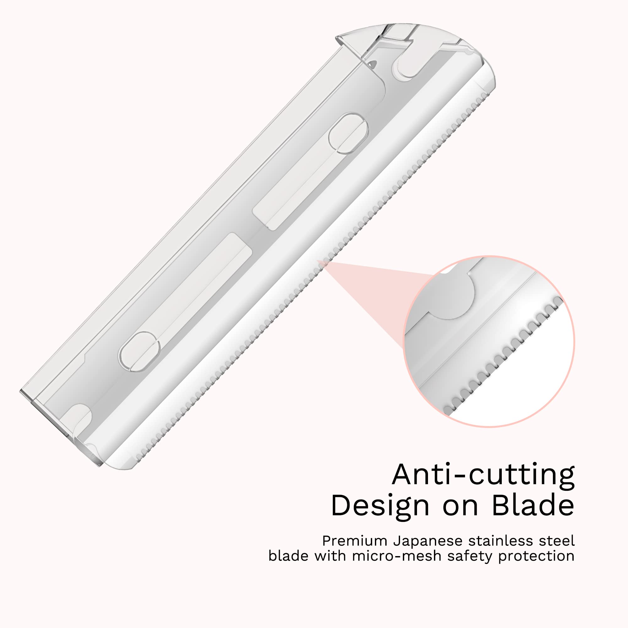 ENNVA Metal Razor Replacement Blades – Pack of 10 | Stainless Steel, Made in Japan
