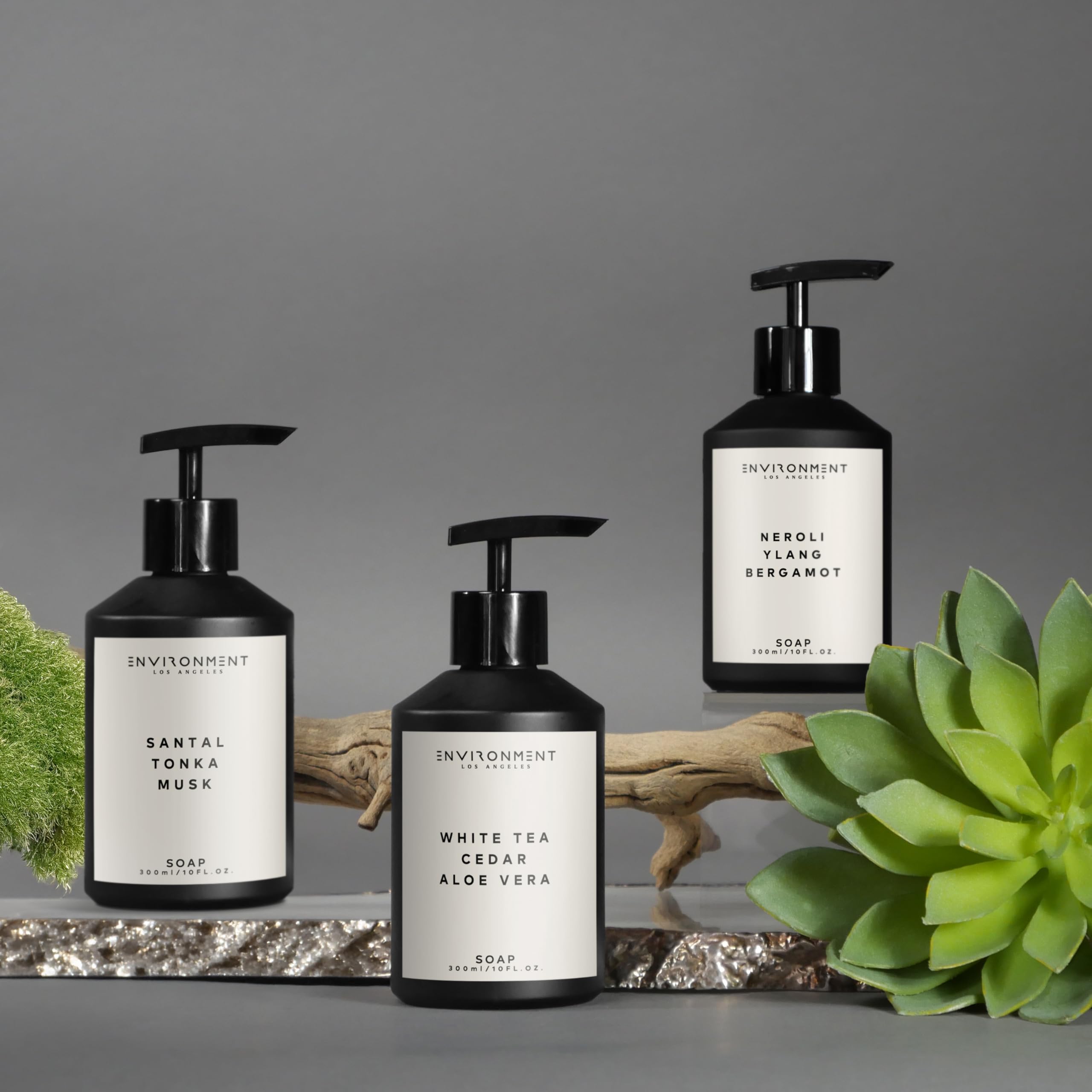 ENVIRONMENT Hand Soap 300ml – Jasmine, Green Melon, Lily | 5-Star Resort Inspired Luxury