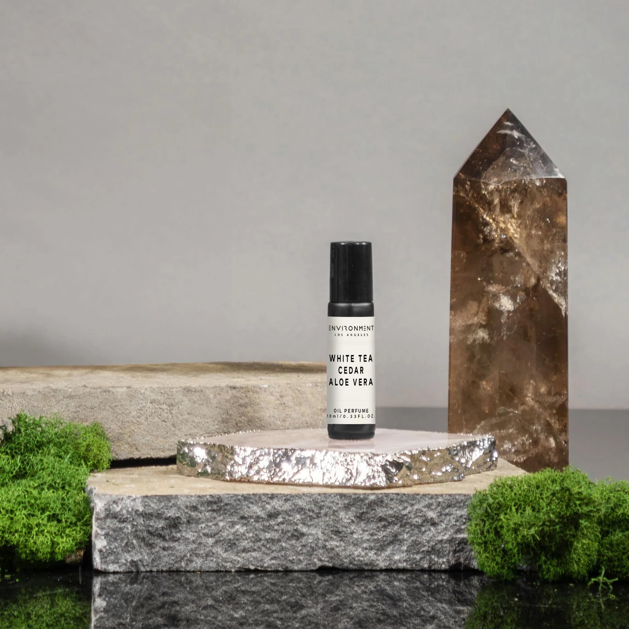 ENVIRONMENT WSTN 10ml Roll-On Perfume – White Tea, Cedar & Aloe Vera | Luxury Vegan Fragrance