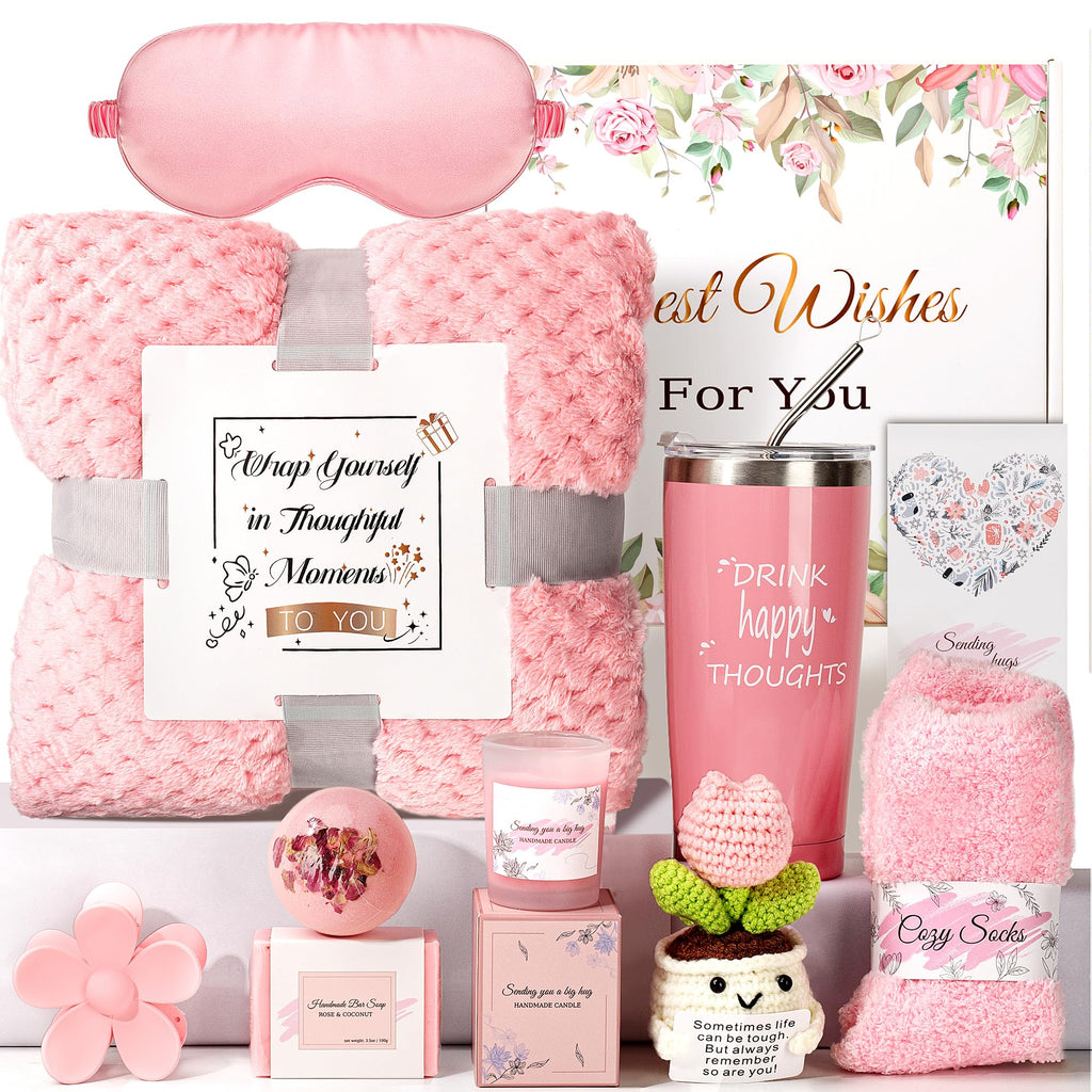 ENVTEK Gift Box for Women – Luxury Self-Care Spa Set for Birthdays & Get Well