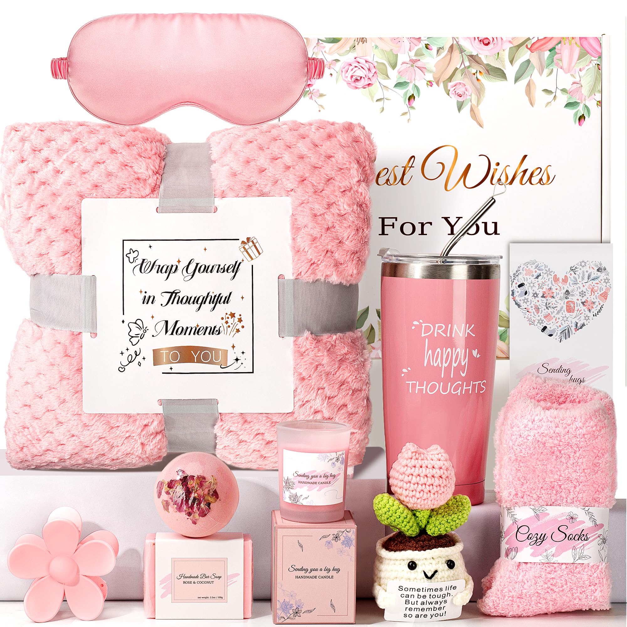 ENVTEK Gift Box for Women – Luxury Self-Care Spa Set for Birthdays & Get Well