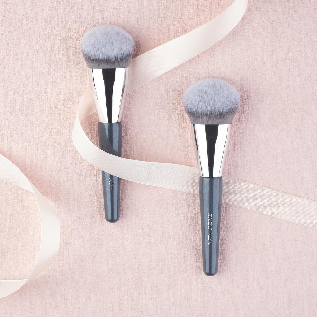 ENZO KEN Angled Kitten Paw Foundation Brush for Liquid Makeup - 10L01