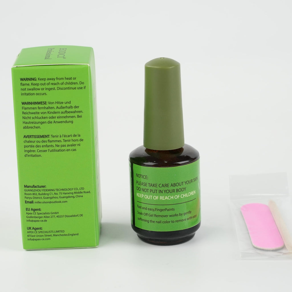 Eodci 3-Piece Magic Nail Polish Remover Set – Quick Soak-Off Gel Polish Remover