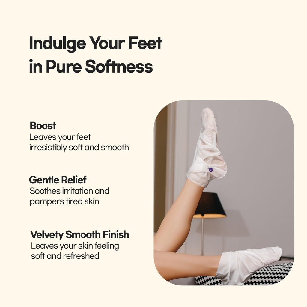 Epielle Hydrating Hand & Foot Masks – Moisturizing Gloves & Socks Spa Kit