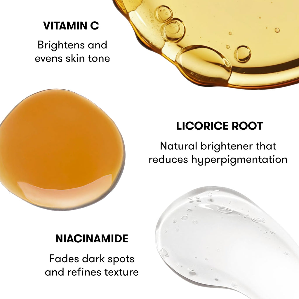Epielle Vitamin C Korean Face Masks 20 Pack – Brightening Sheet Masks with Niacinamide
