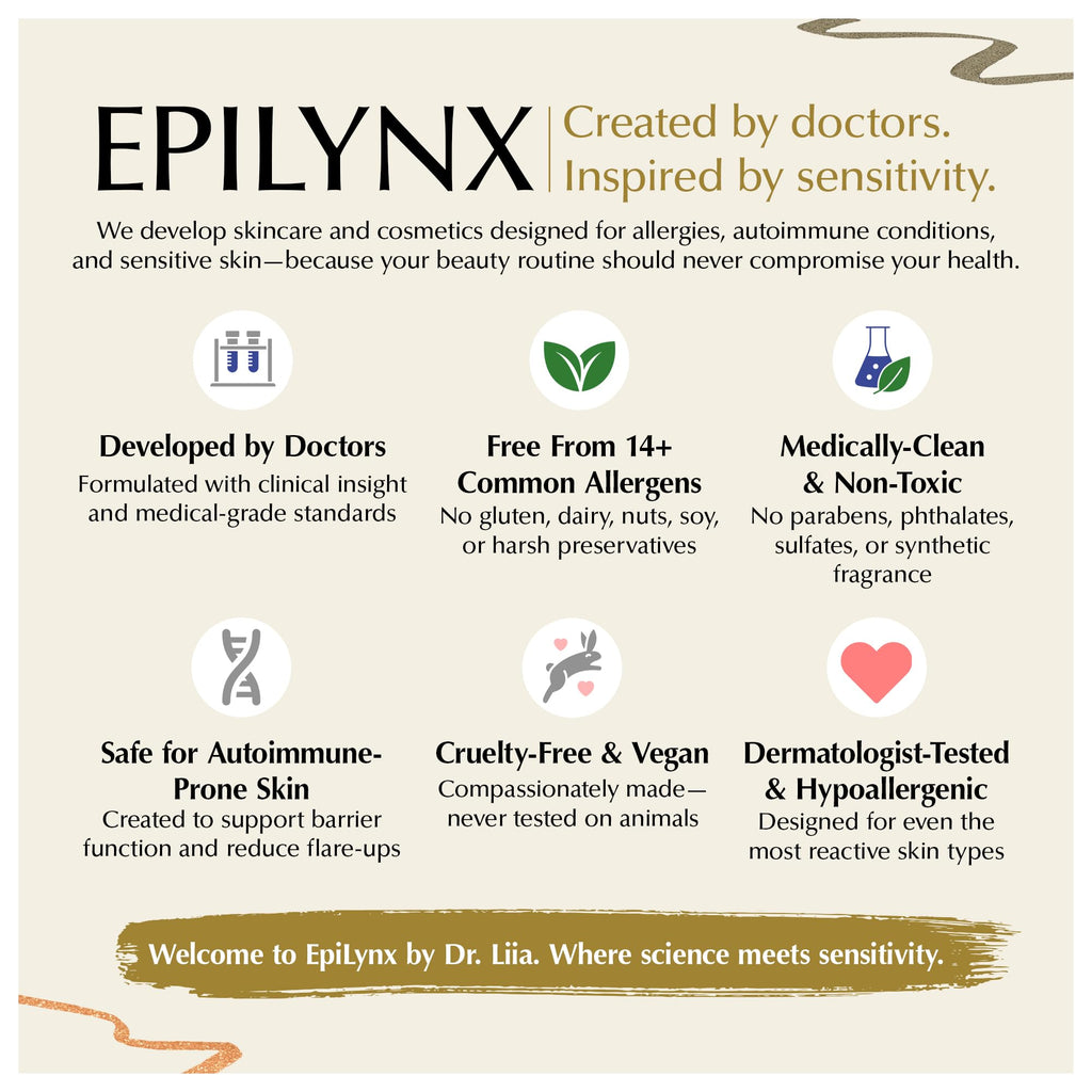 EPILYNX Liquid Eyeliner - Hypoallergenic, Waterproof with Fine Brush Tip (Blue, 2mL)