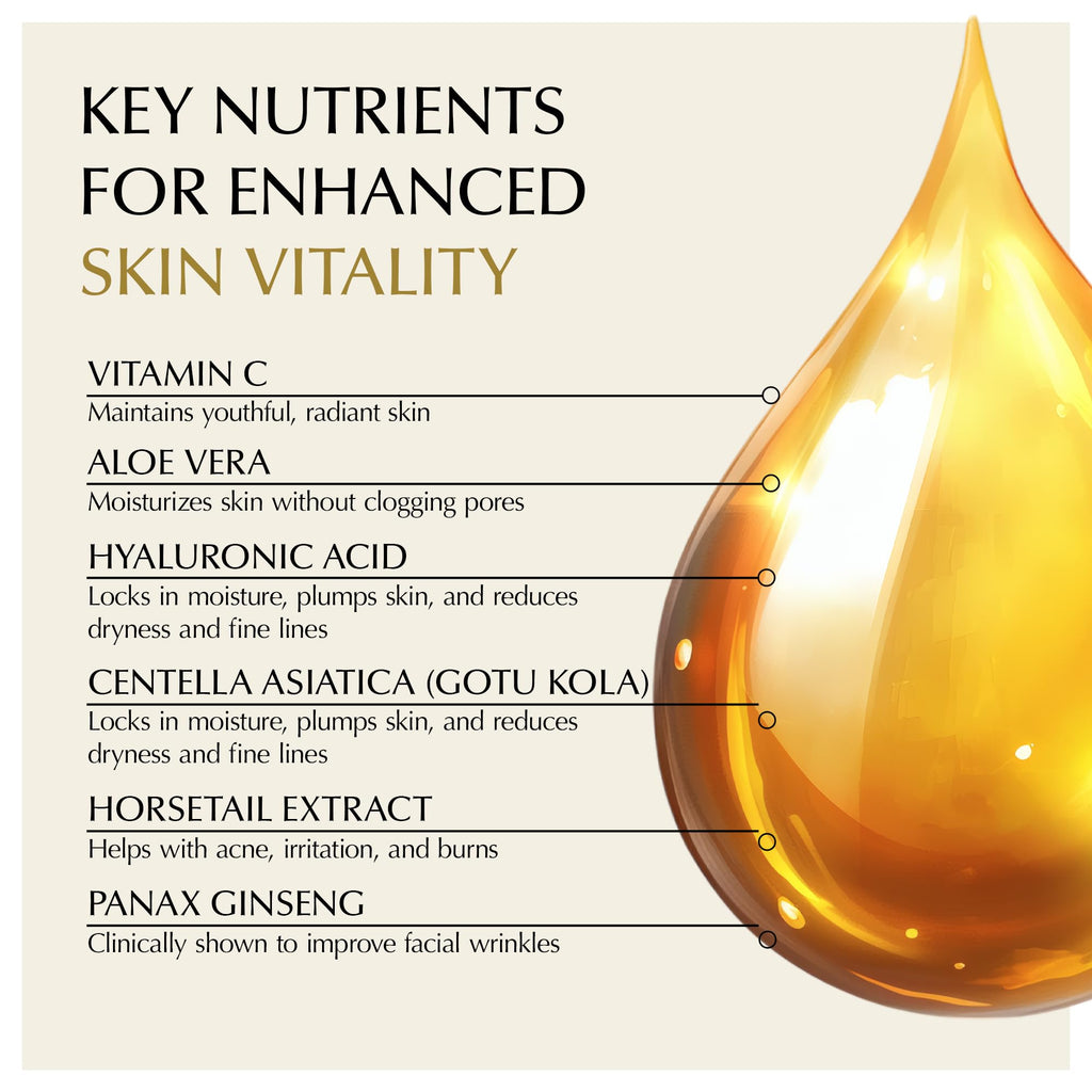 EpiLynx Vitamin C Face Serum – Brightening, Hydrating Antioxidant for Sensitive Skin (Vegan & Gluten-Free)