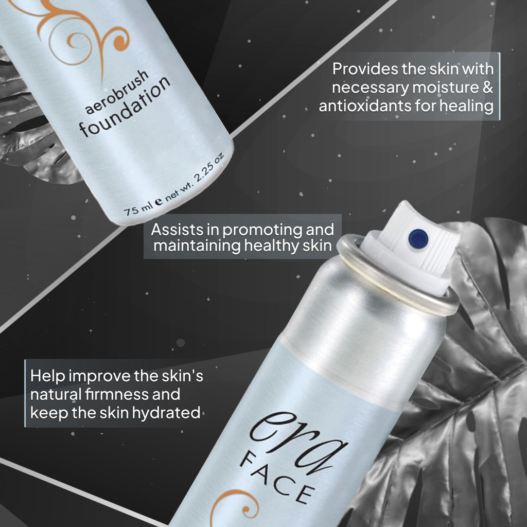 ERA Face Spray Makeup R8 Amber – Airbrush Foundation by ERA Beauty