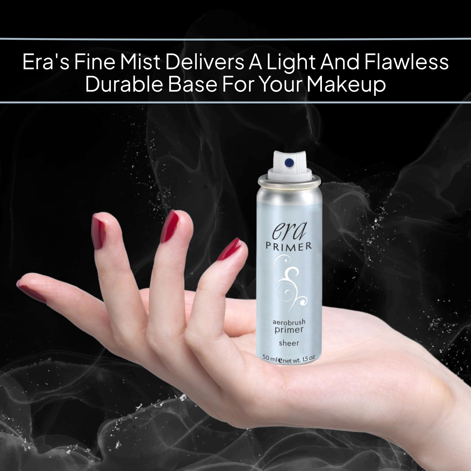 ERA Beauty Spray Makeup Era Face PRIMER – 1.5oz Five-in-One Airbrush Primer