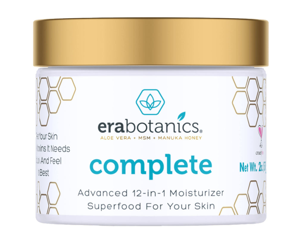 Era Organics Face Moisturizer Cream – 12-in-1 Hydration with Manuka Honey & Hyaluronic Acid