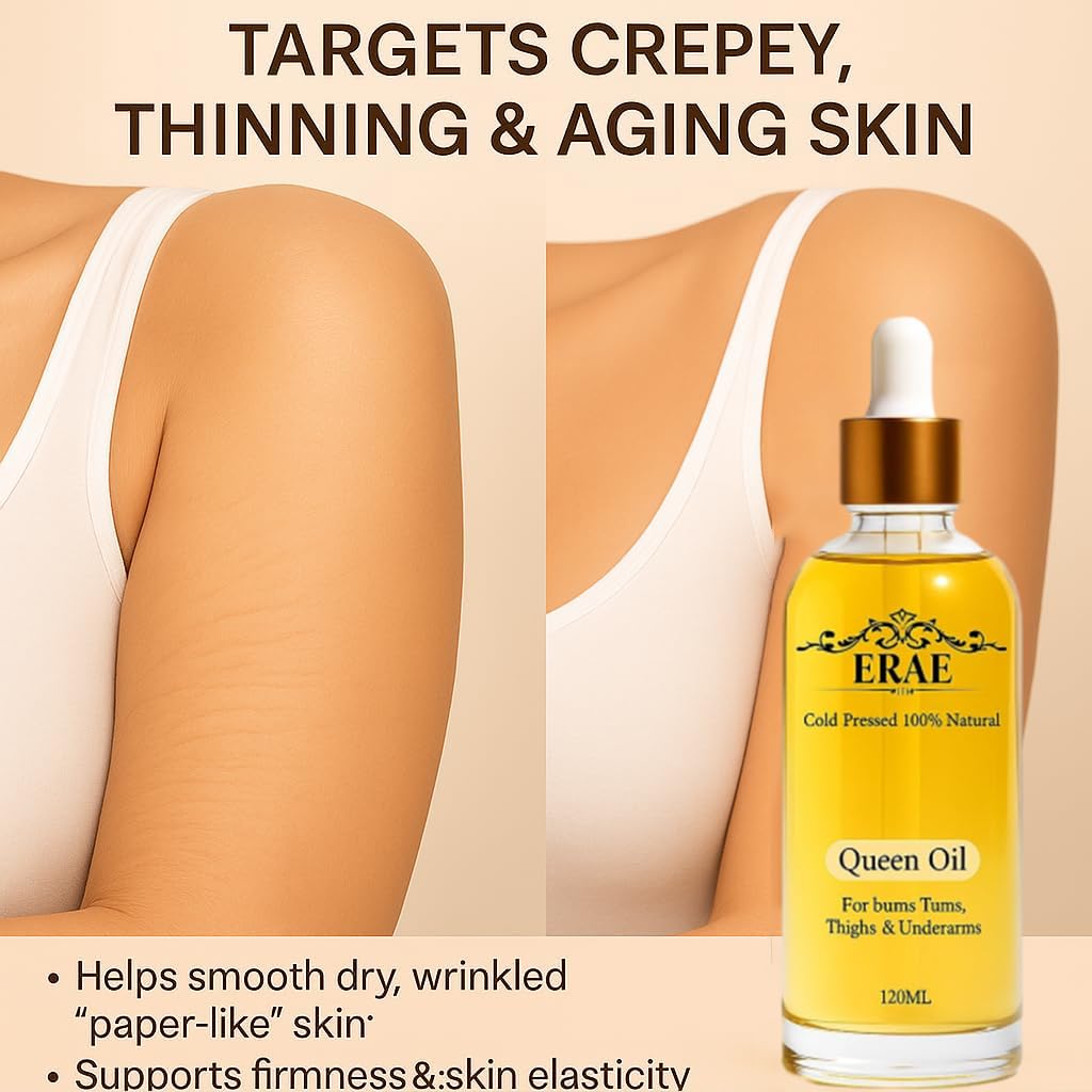 ERAE Queen Body Oil – Cold-Pressed Botanical Hydration for Smooth, Lightweight Skin