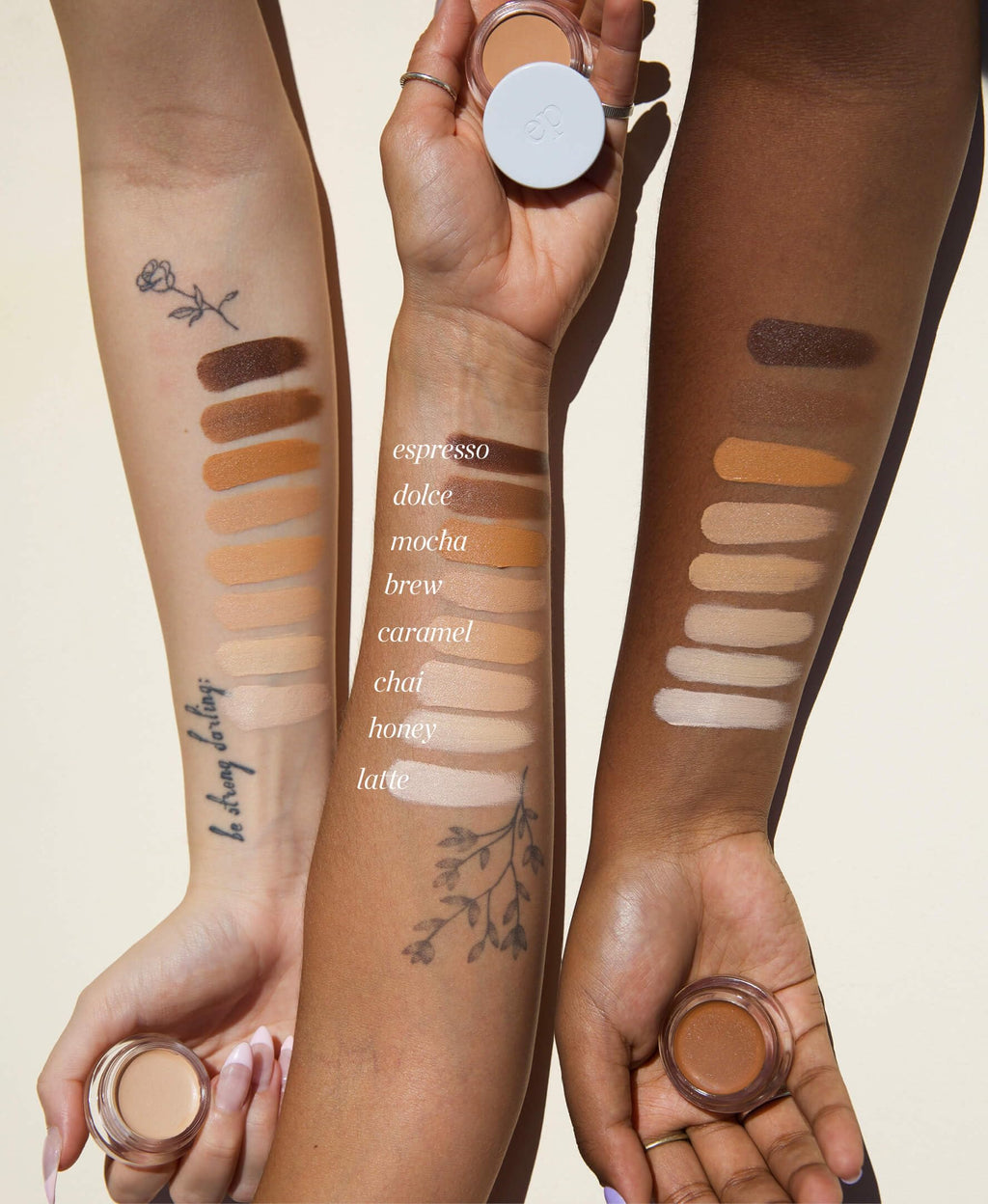 Ere Perez Natural Arnica All-Cover Pot Concealer – Caramel (0.18 oz) | Medium to Full Coverage, Satin Finish
