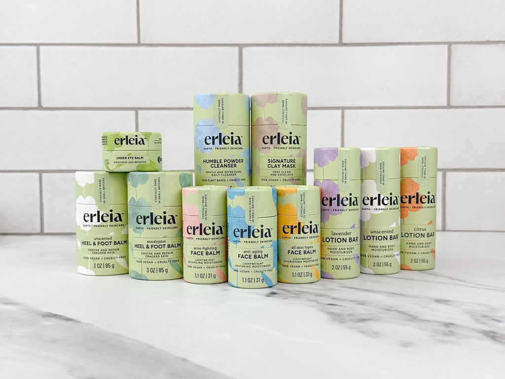 Erleia Travel-Friendly Lotion Bar | Citrus, Vegan & Plastic-Free