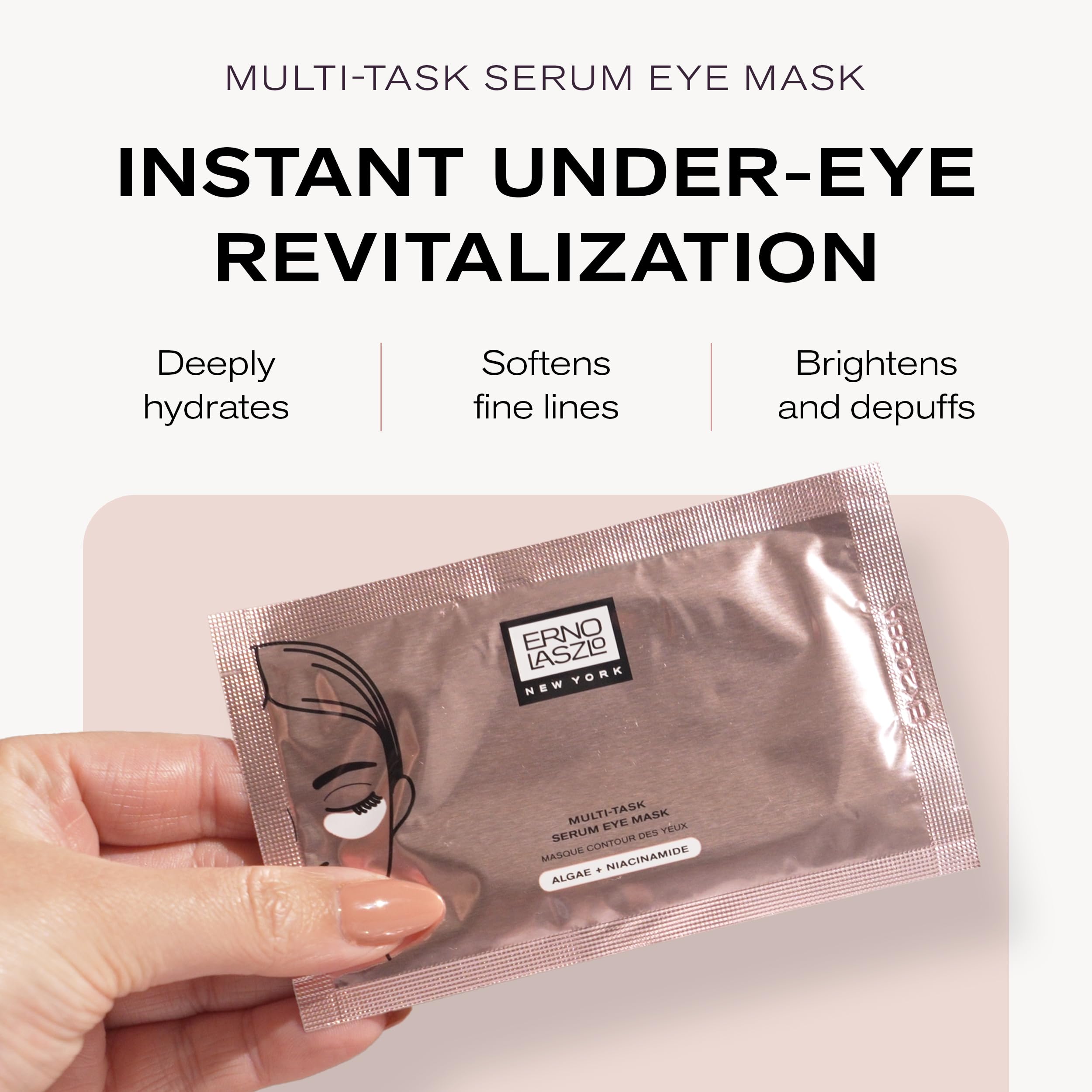 Erno Laszlo Multi-Task Serum Under Eye Mask – Hydrate, Nourish & Brighten | Set of 6
