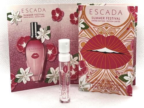 Escada Summer Festival limited edition 1.2ml 0.04 fl. oz. official perfume samples perfume tester