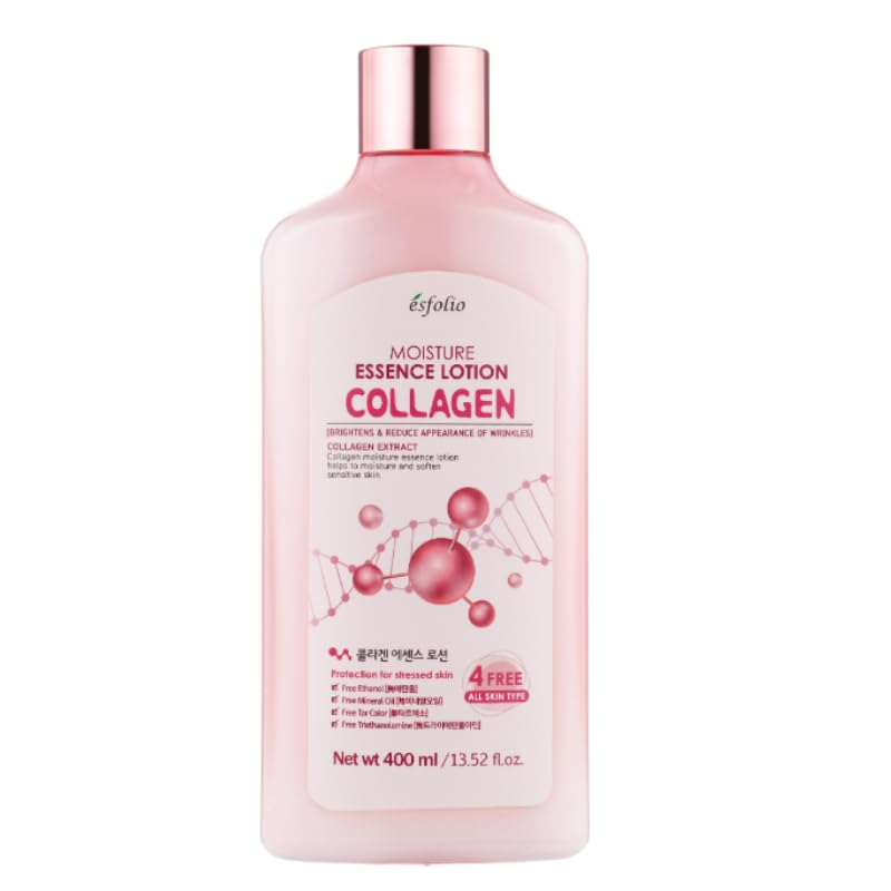 Esfolio Collagen Moisture Essence Lotion – Hydrating Face & Body Moisturizer (400ml)