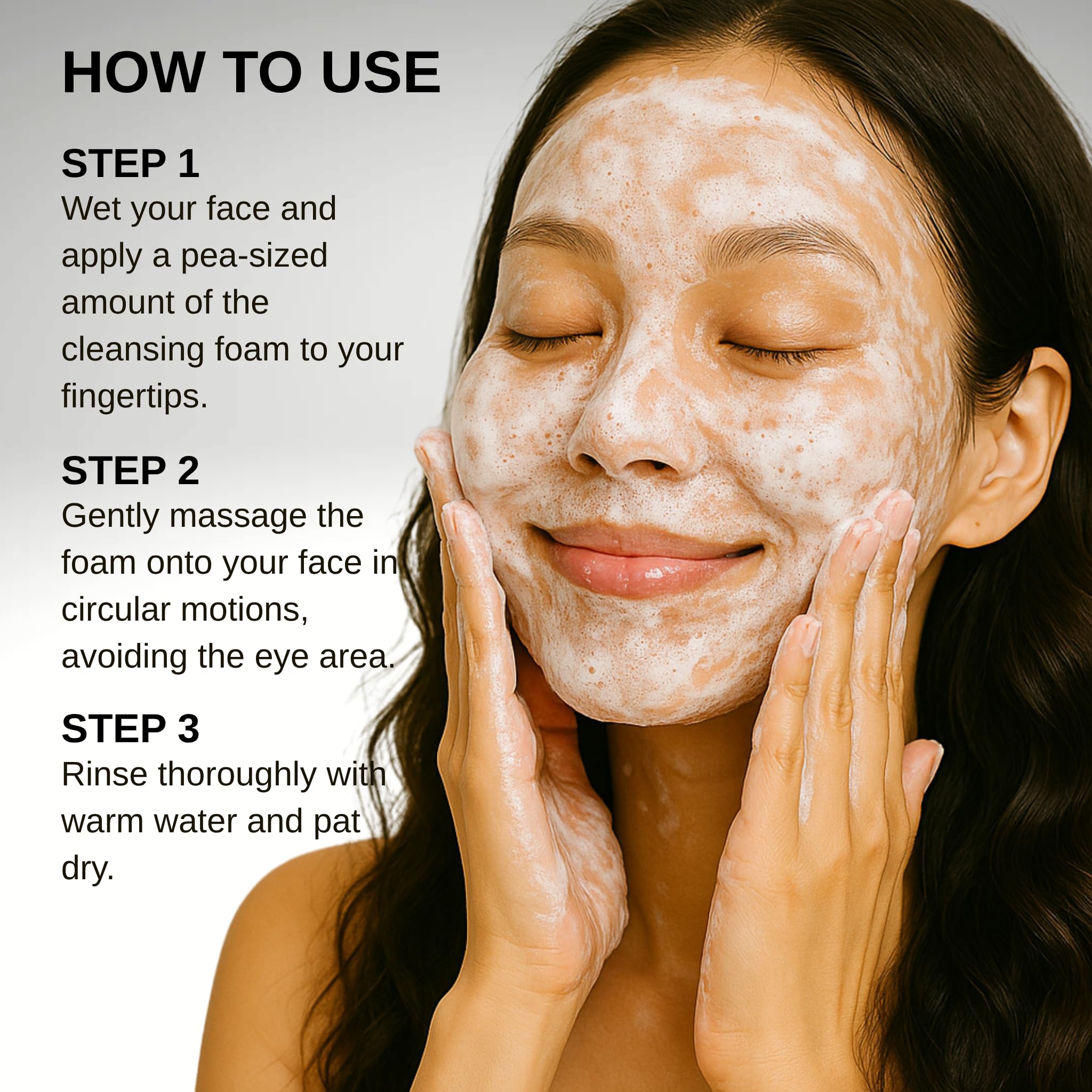 Esfolio Milk Cleansing Foam – Hydrating Korean Milk Protein Face Wash for Dry & Sensitive Skin