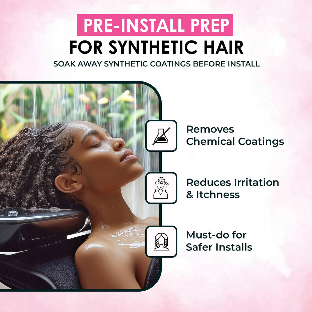 Esha Braid N Slay Detox Powder – Scalp Cleanser for Braids, Locs & Twists (Rosewater) 907g