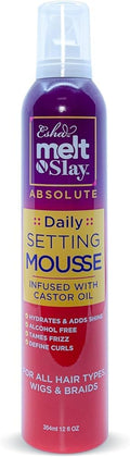 Esha Melt N Slay Daily Setting Hair Mousse – Tame Frizz & Style (12 oz)
