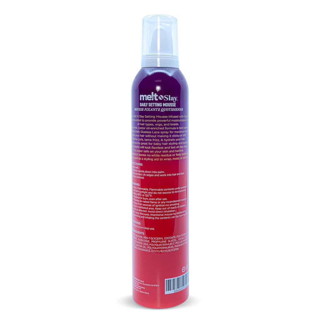 Esha Melt N Slay Daily Setting Hair Mousse – Tame Frizz & Style (12 oz)