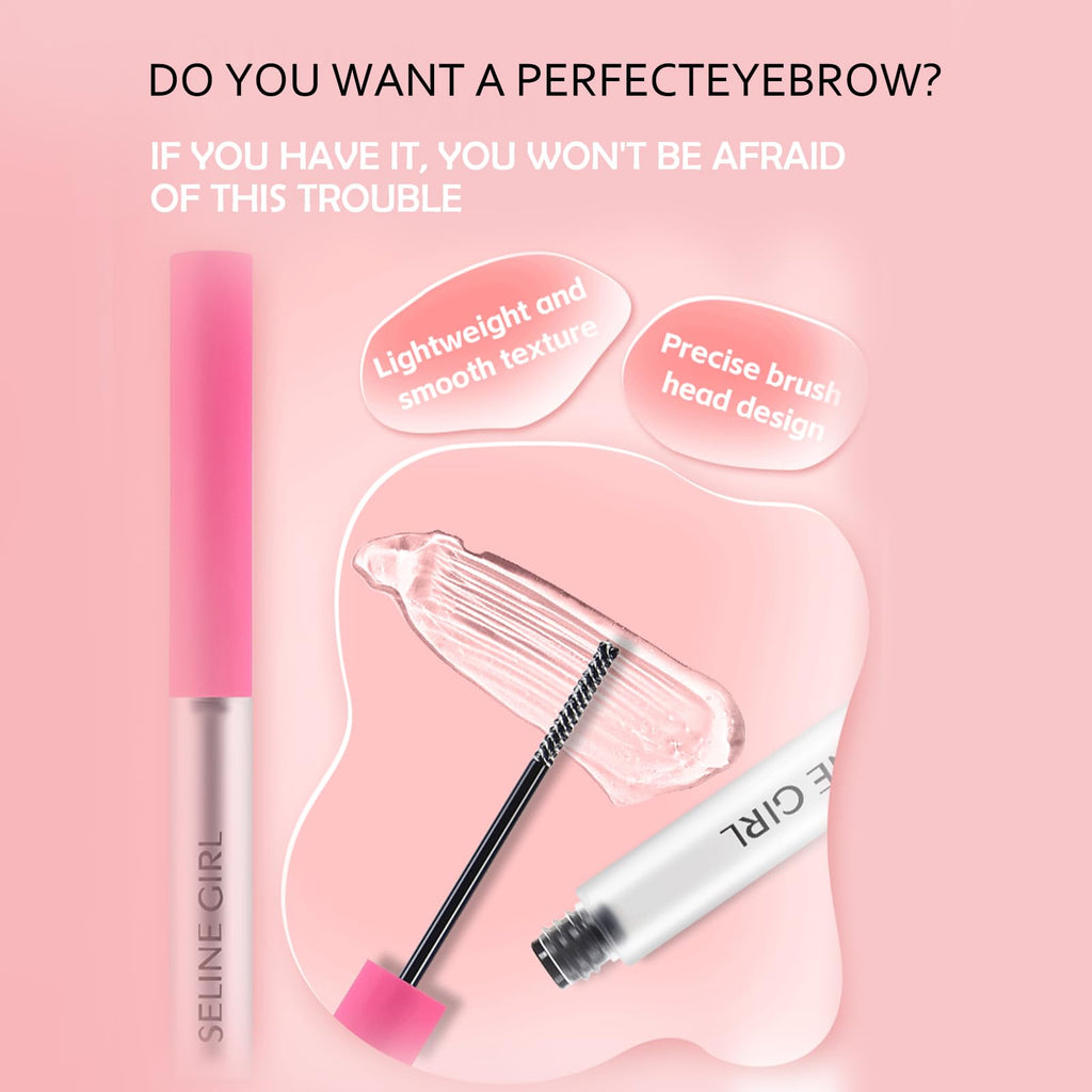 Eshioh Clear Eyebrow Gel – Waterproof, Lightweight Hold, Non-Irritating, Travel-Friendly #01