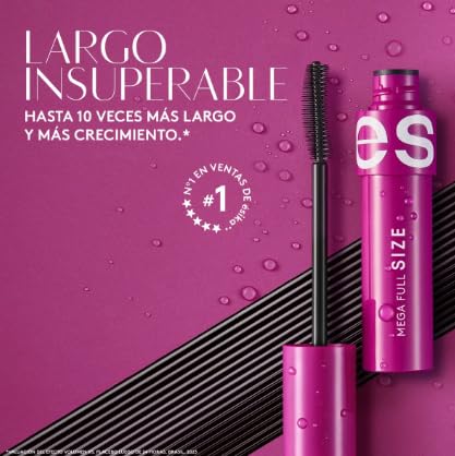 ESIKA Mega Full Size Waterproof Mascara 8g – Long Lashes & Maximum Volume