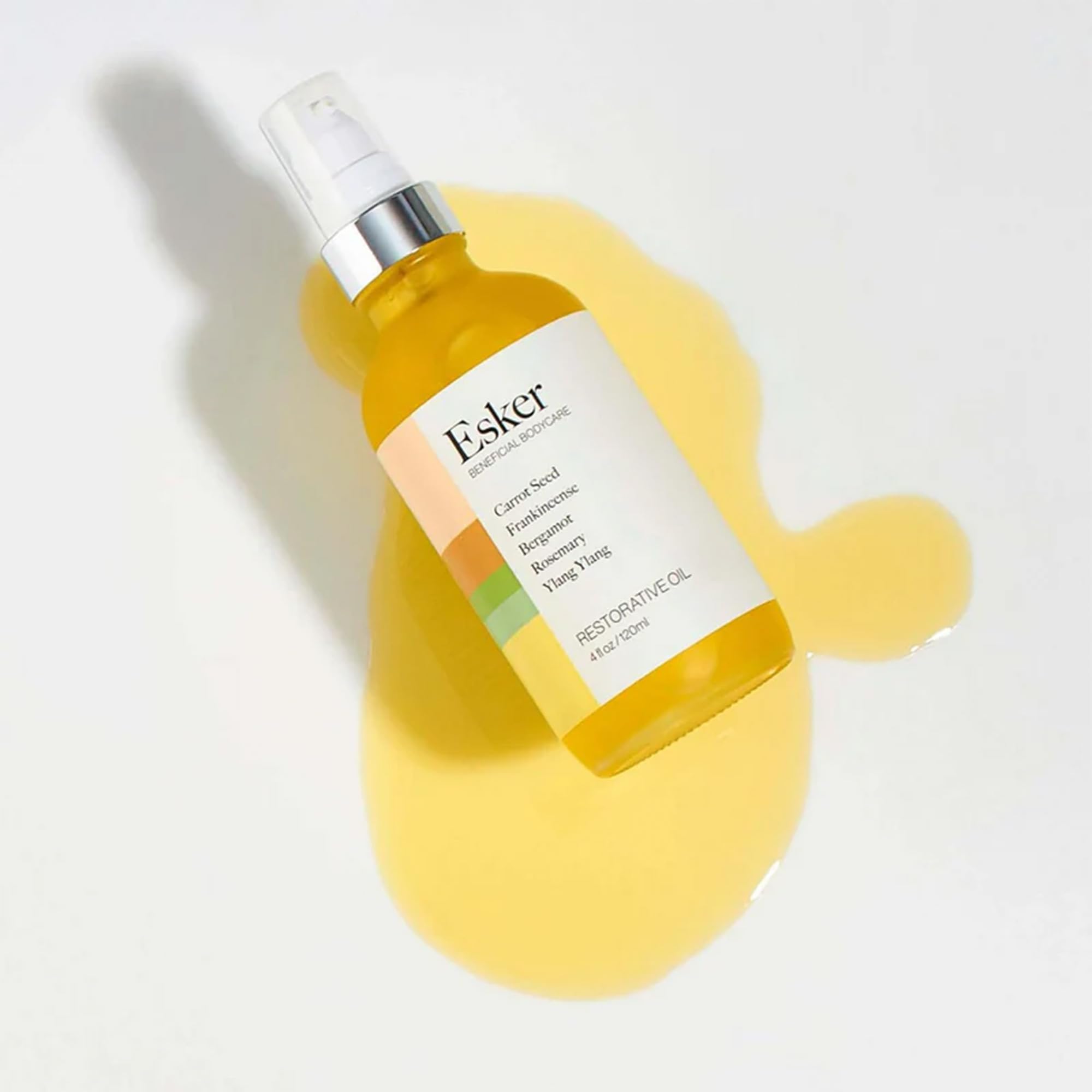 ESKER Restorative Body Oil – Deep Hydration, Fast-Absorbing with Wild Carrot Seed Oil, 2 oz