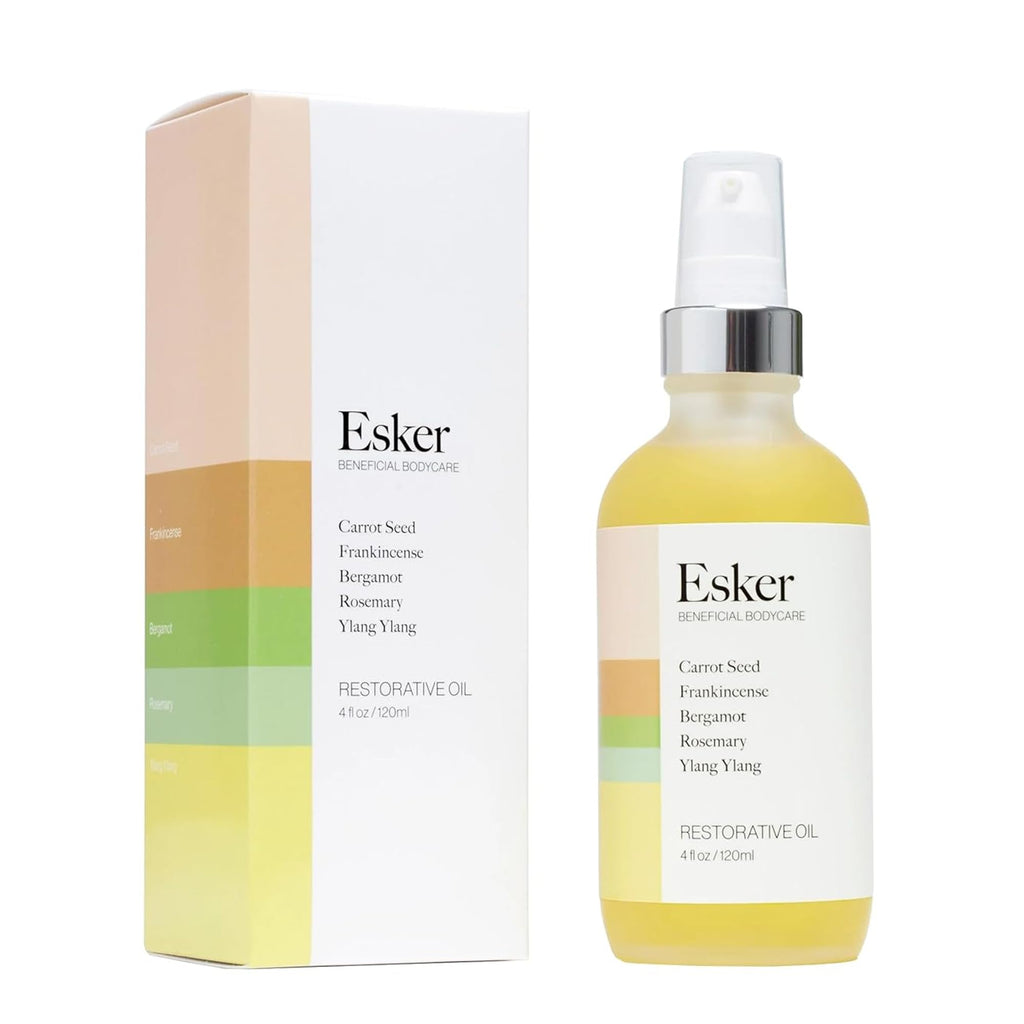 ESKER Restorative Body Oil | Deep Hydration, Quick Absorption & Circulation Support | 4oz