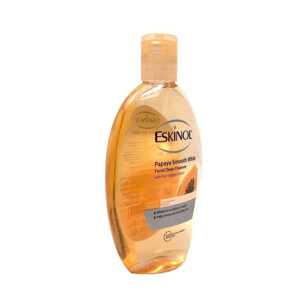 Eskinol Papaya Facial Cleanser 225 ml | 7.6 oz | Pack of 6