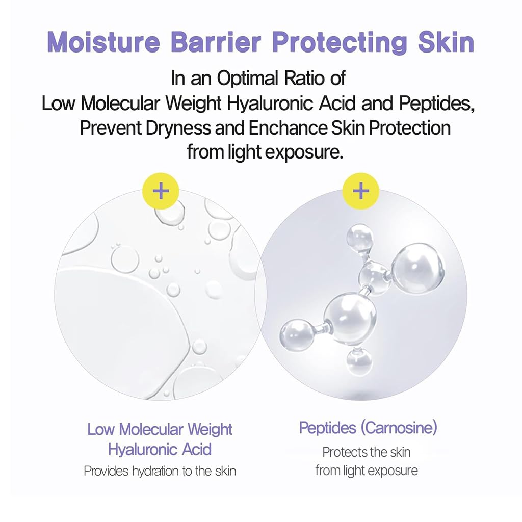 Espoir Water Splash Sun Serum SPF50+ PA+++ | 3,000ppm Caffeine for Puffiness & Elasticity, Lightweight Hydrating Sunscreen (1.69 fl oz) – Vegan