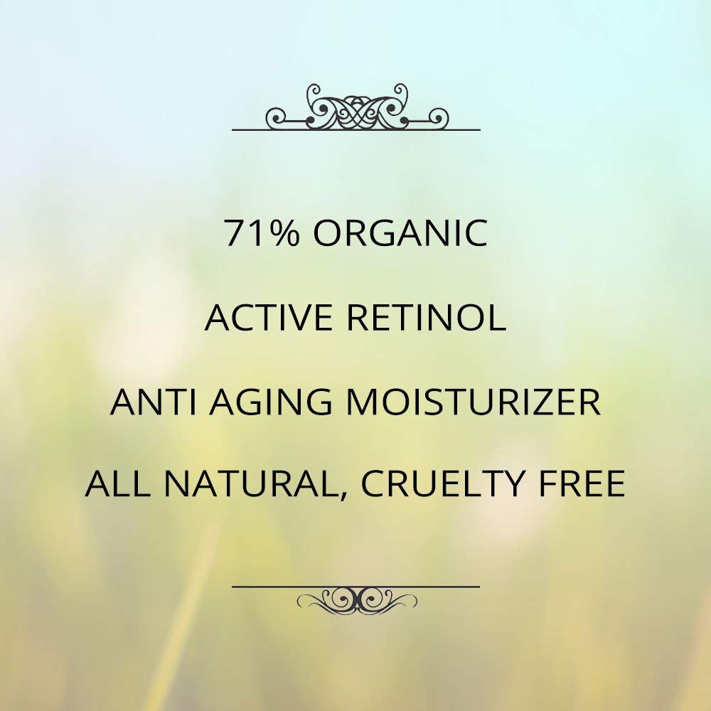 Essence Of Arcadia Retinol Moisturizer Cream 2.5% for Face & Eye Area – Hyaluronic Acid, Vitamin E, Green Tea | 1.7 fl oz