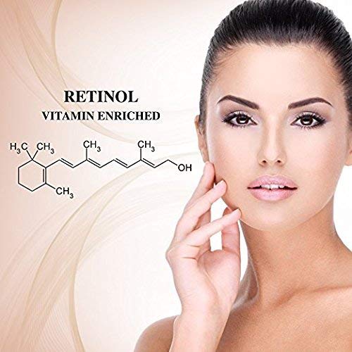 Essence Of Arcadia Retinol Moisturizer Cream 2.5% for Face & Eye Area – Hyaluronic Acid, Vitamin E, Green Tea | 1.7 fl oz