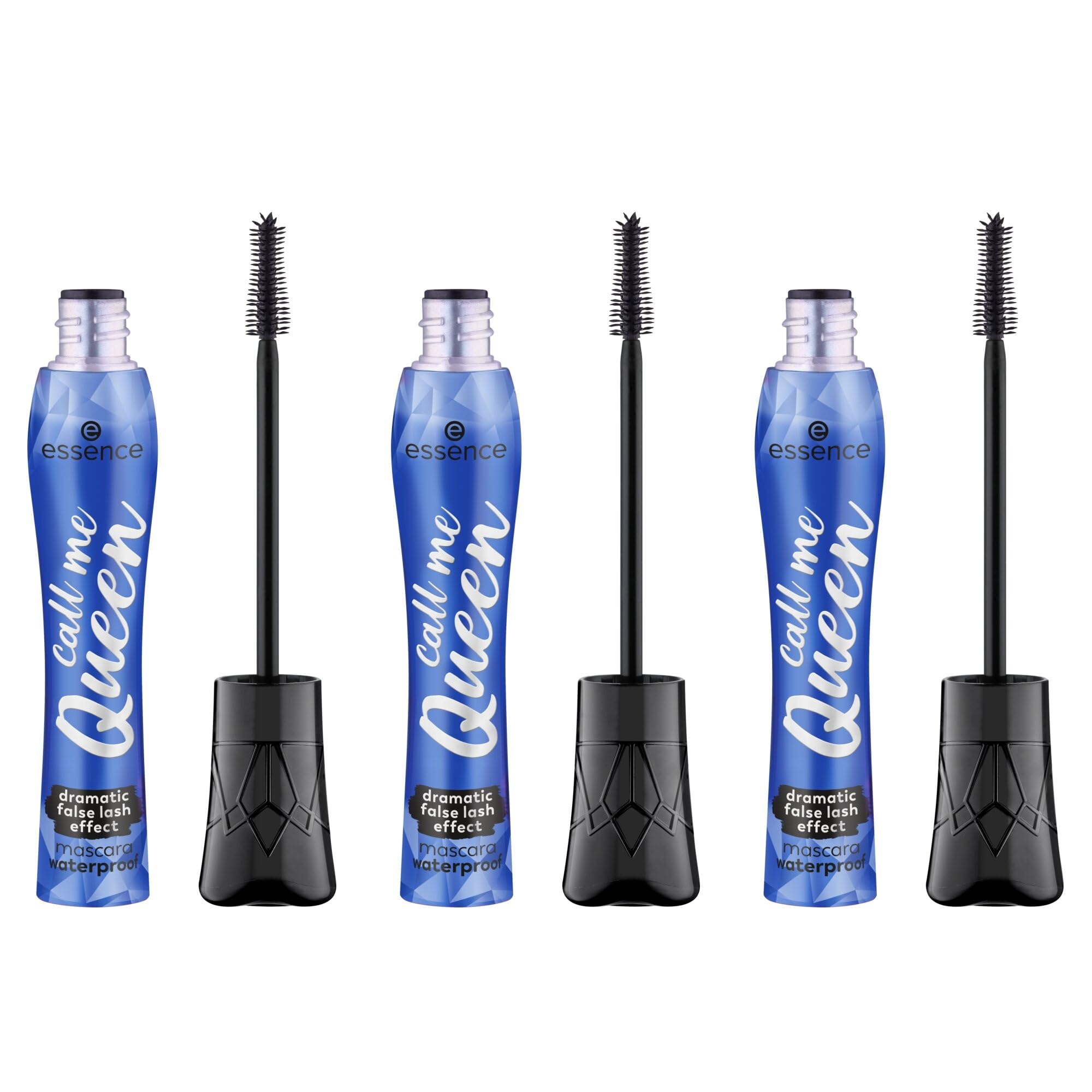 essence | Call Me Queen Dramatic Waterproof Mascara (3 Pack) – Bold Volume & Length | Vegan & Cruelty-Free
