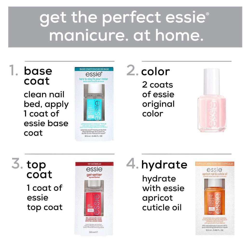 essie Nail Polish Limited Edition Summer 2021 – Electric Pink Pearl Finish, Pucker Up (0.46 fl oz)