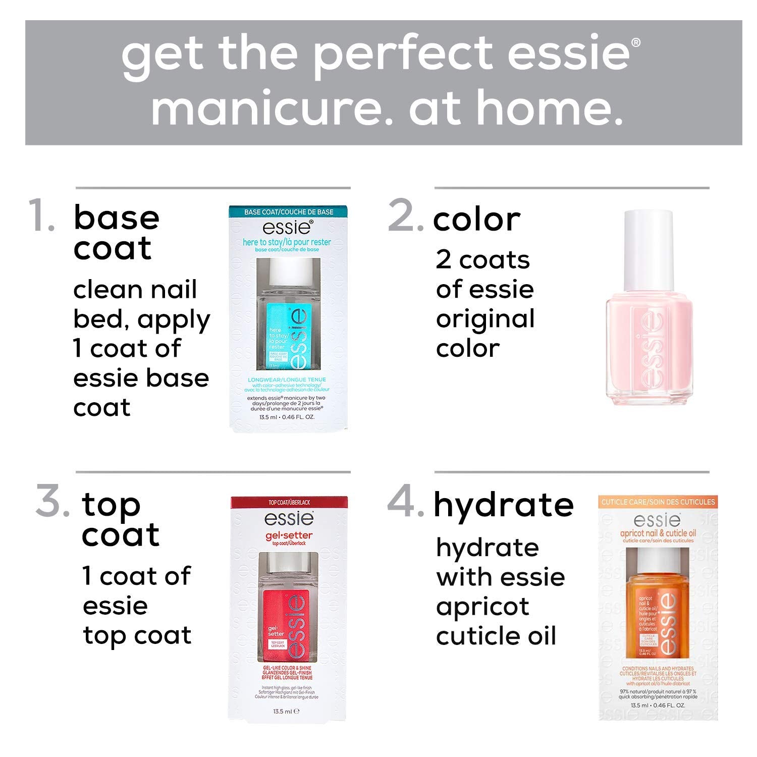 essie Nail Polish Limited Edition Summer 2021 – Electric Pink Pearl Finish, Pucker Up (0.46 fl oz)