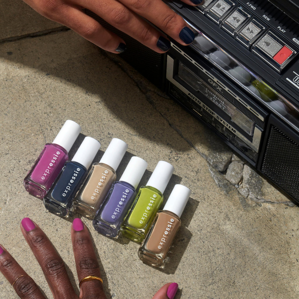 essie Expressie Quick-Dry Purple Nail Polish – Choreo Queen (Power Moves) | Vegan, 0.33 fl oz
