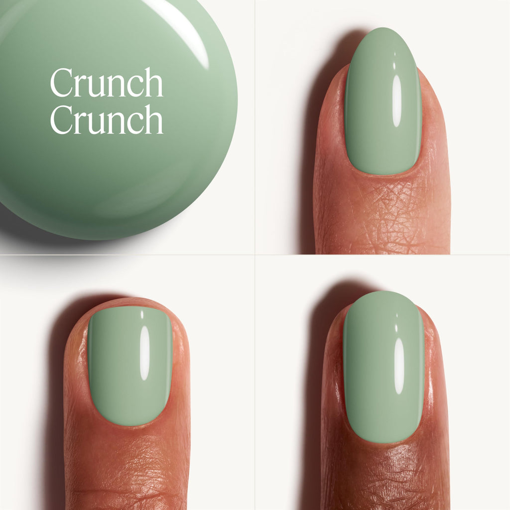essie Nail Polish – Crunch Crunch Green Vegan Nail Polish | Gourmet Grocery Collection